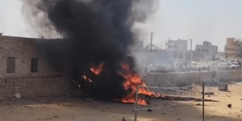 بھارتی فضائیہ کا تیجاس طیارہ آبادی پر گر کر تباہ